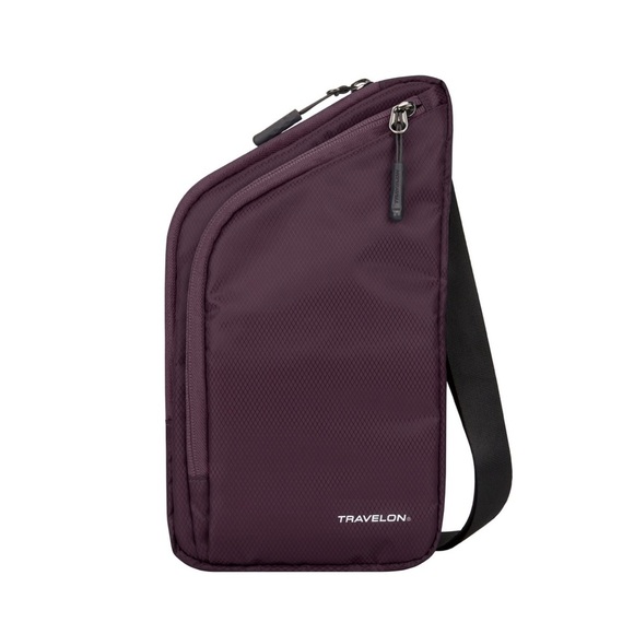 TRAVELON WORLD TRAVEL ESSENTIALS SLIM CROSSBODY BAG - Picture 1 of 15